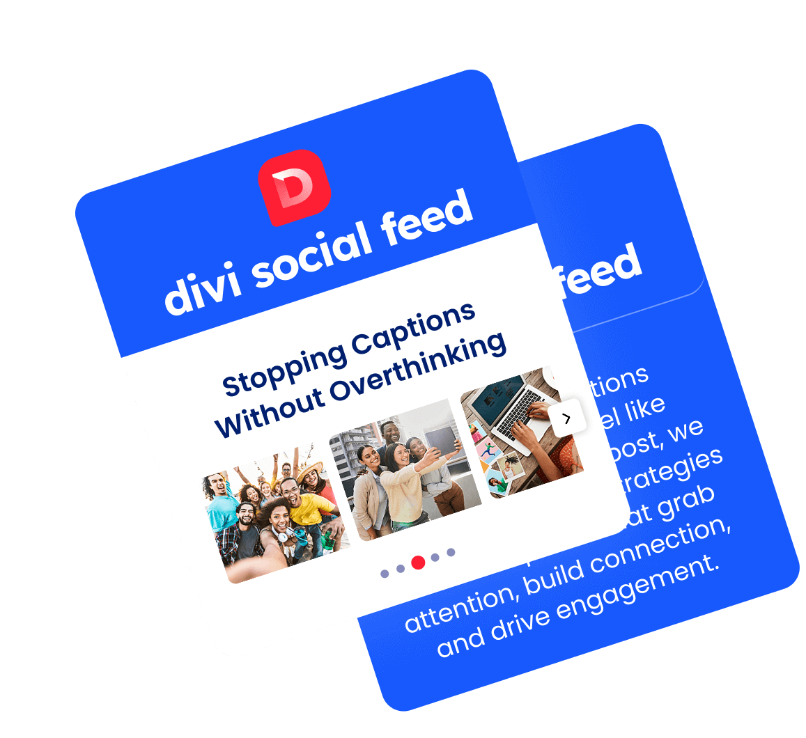 Phone Featured Of divi Social Feed